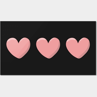 Three Hearts Posters and Art